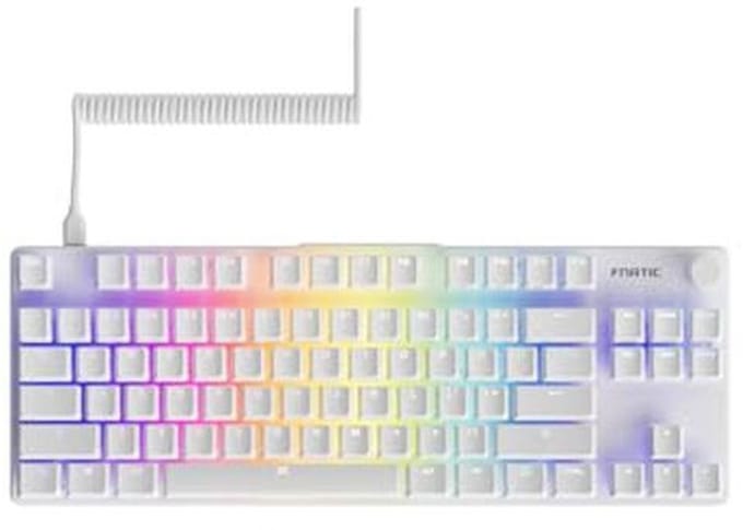 Mechanisch Low-Profile TKL Gaming Toetsenbord met LED-RGB en PBT-Keycaps