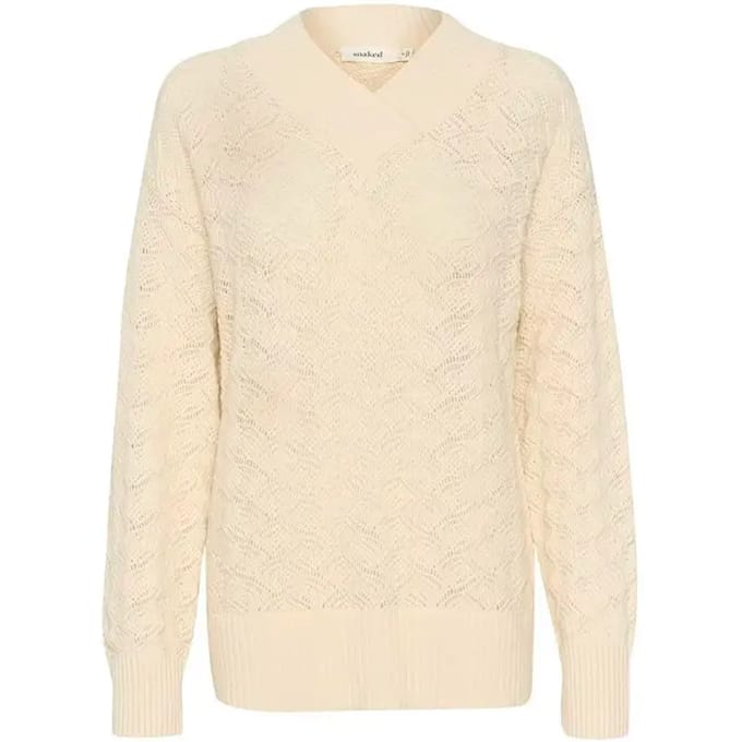 V-hals trui dames Soaked in Luxury Musling
