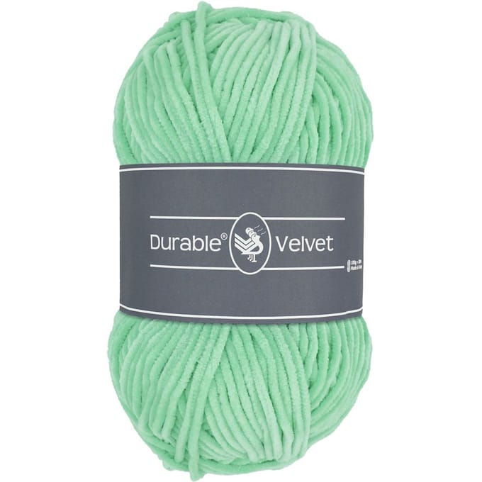 Durable Velvet - 2137 mint - Chenille Garen