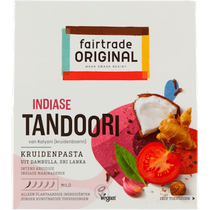 Tandoori indiaase kruidenpasta Fairtra