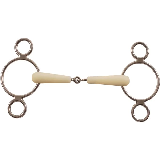 Mors met 3 ringen voor paard Happy Mouth HM