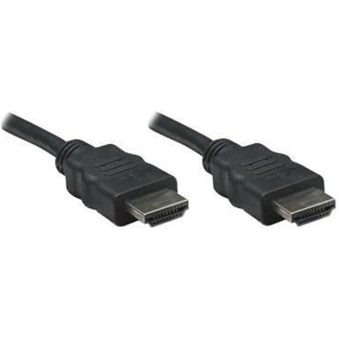 Câble HDMI 1.8m (6 ft.) MANHATTAN - Haute vitesse, support 4K, support 1080p - Noir zwart
