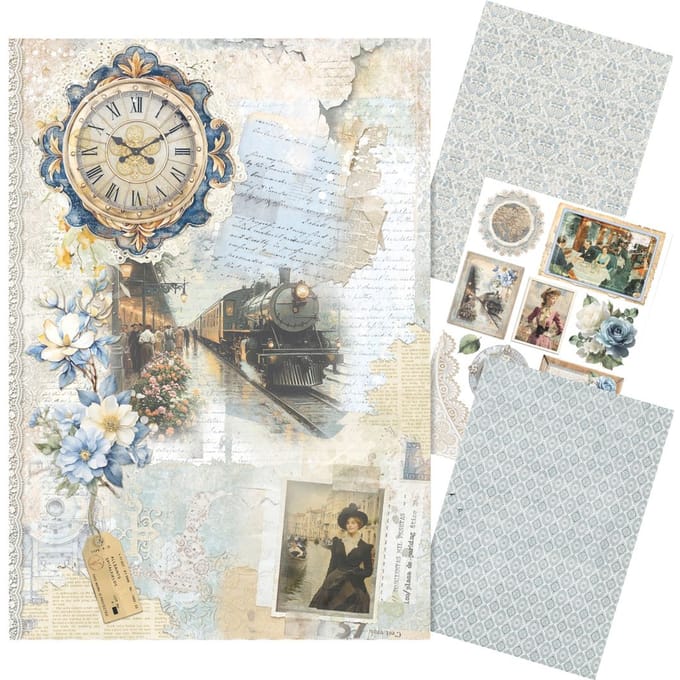 Motief strozijde assortiment "Eastern Journey", set van 4