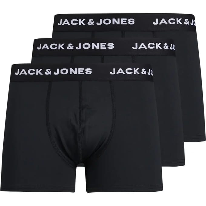 Jack & Jones Boxershorts heren microfiber trunks jacbase 3-pack