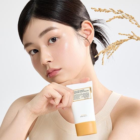 [COMPLETEMENT] Crème Solaire Hydratante Céramide de Riz SPF 50+ PA++++ 50ml gray