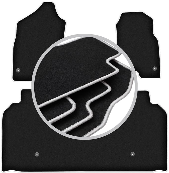 CARLUX-SILVER automatten voor: Dodge RAM 1500 lang (2019)