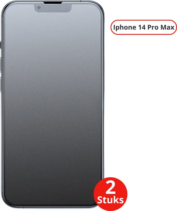 Livano Telefoon Glasplaatje - Beschermglas - Glaasje - Screen Protector - Screenprotector - Extra Sterk - Shockproof - Premium Protection - Geschikt Voor Iphone 14 Pro Max