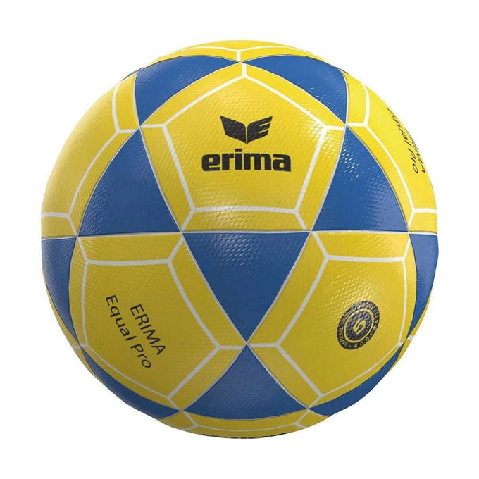 Erima Equal Pro (Size 5) Korfbal - Geel / Blauw / Wit | Maat: 5