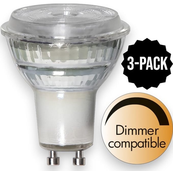 3-Pack | Spot - GU10 - 5.2W - Warm Wit - 3000K - Dimbaar