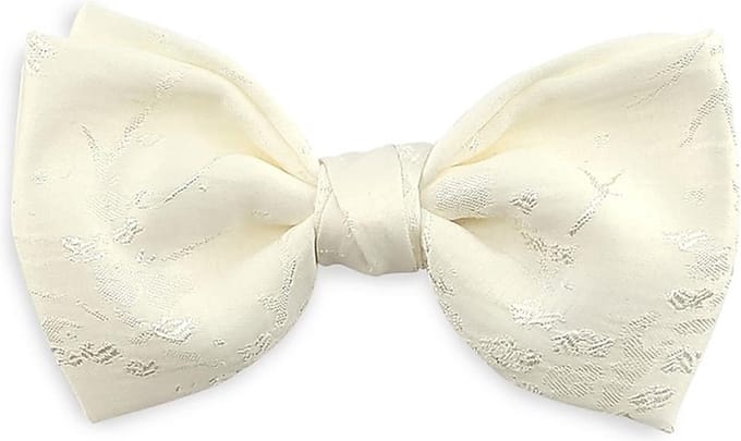 We Love Ties - Strikken - Strik Oriental Party off white - off white