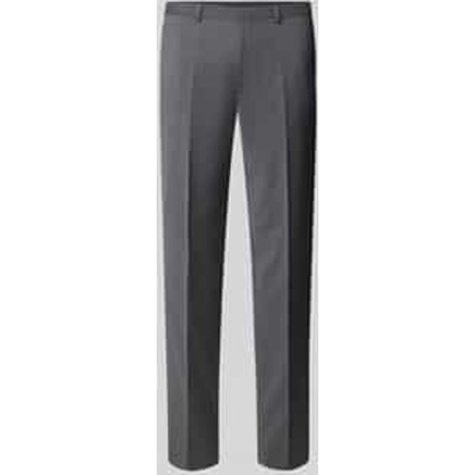 Slim fit pantalon van wolmix, model 'HESTEN'