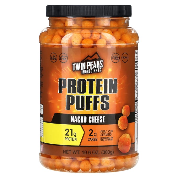 Eiwit Puffs, Nacho Kaas, 300G(10.6oz)