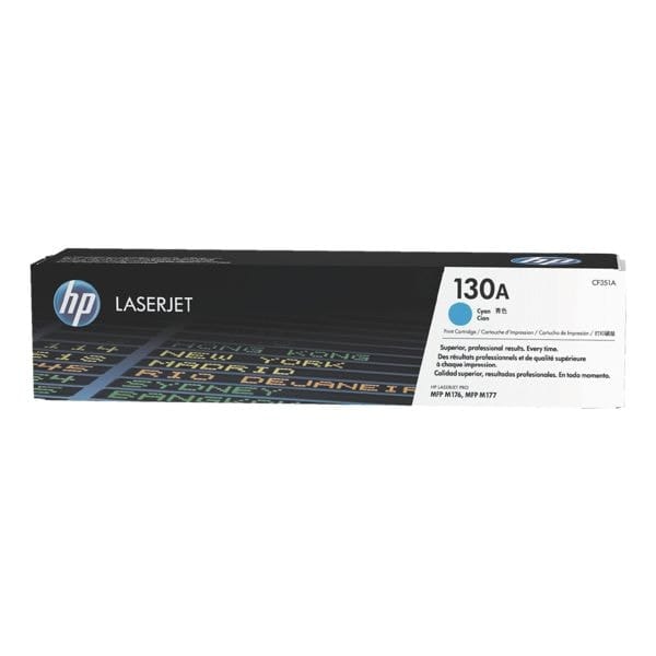 HP 130A - Tonercartridge - Origineel - Standaard Capaciteit - Cyaan