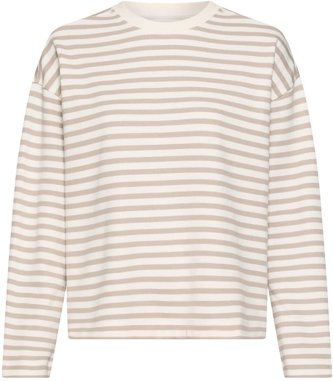 camel active Sweatshirt van een katoenmix - Maat womenswear-M - Grijs
