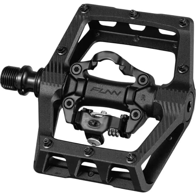 Funn Ripper 2 Flat Spd Pedalen Zilver