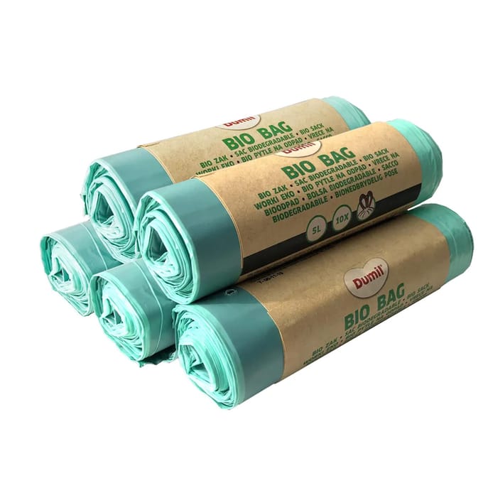 Bio Bag - biozak 5 liter - 35 x 37 cm - 10 rollen.