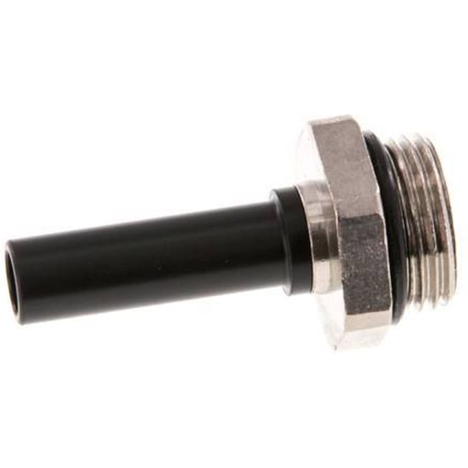 8mm x G3/8'' insteekfitting Messing/PA 66 Buitendraad NBR [2 Stuks]