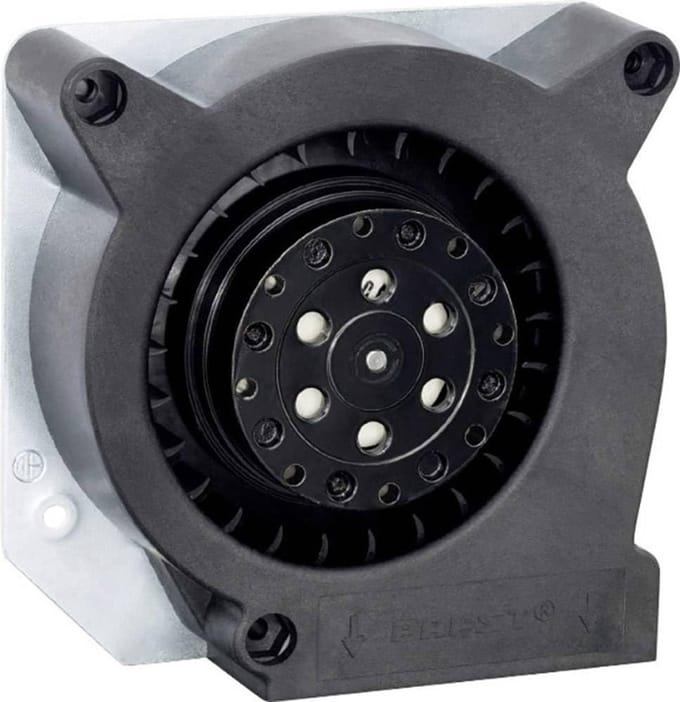 Radiale Ventilator - Axiaal Ventilator - Koeling Componenten - Lage Geluidsniveau - 121 mm - Zwart