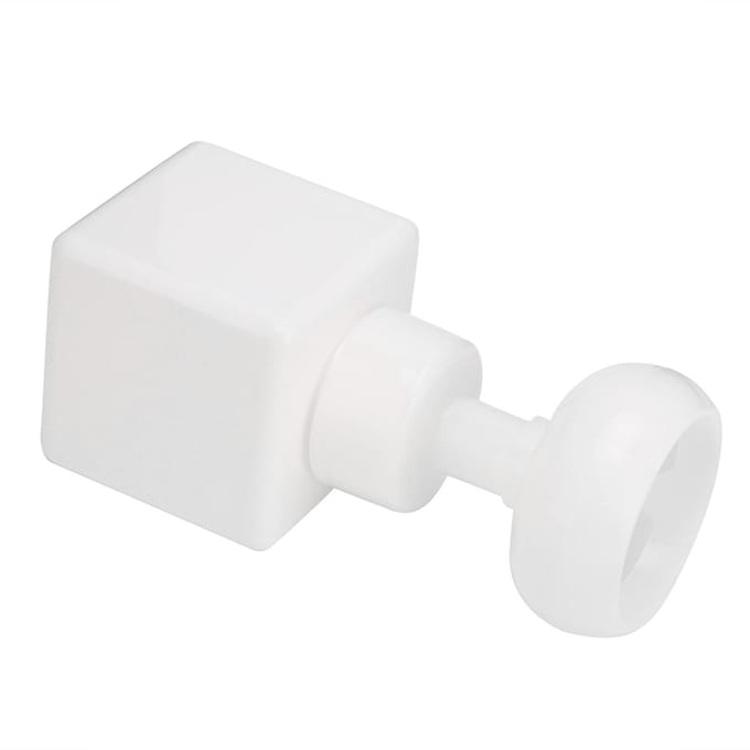 Schuimmousse Pompfles Reizen Navulbaar Bloemvorm Schuimende Zeepdispenser Fles 250mlWit white