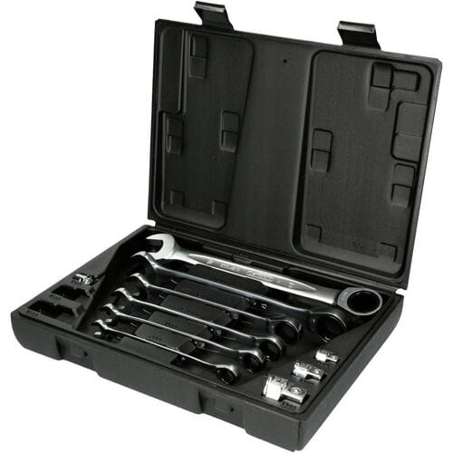 KS Tools 503.4260 Ringsleutel met ratelset Sleutelbreedte (metrisch) 8 - 90 mm