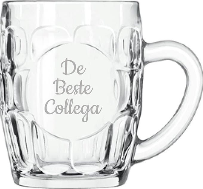 Gegraveerde Bierpul 55cl De Beste Collega