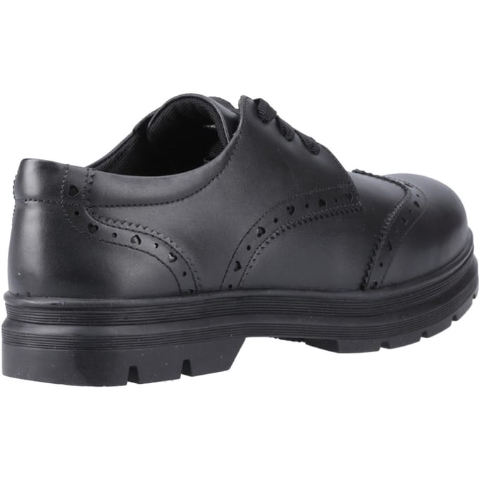 Pod Fiona Meisjes Zwart Leren Brogues