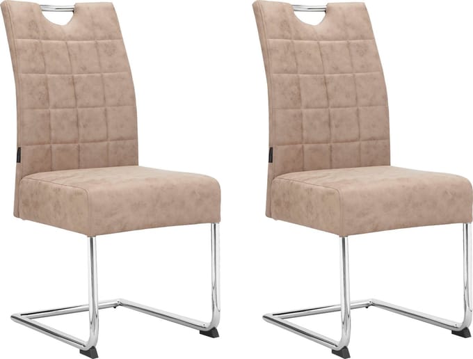 Osaka-Eetkamerstoel - 2 Pack - Beige