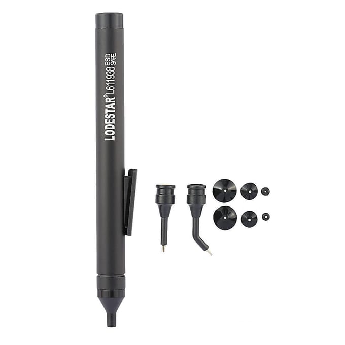 6 Zuignappen & 2 Zuigpunten Vacuüm Zuigpen Soldeer Zuig Pickup Tool beige