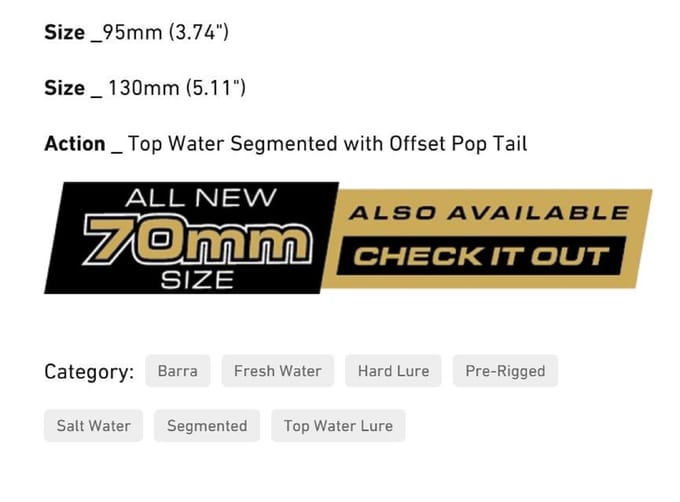 Chasebaits Drunken Mullet 95 mm 19 gram Drijvend Aas 07 (5281)