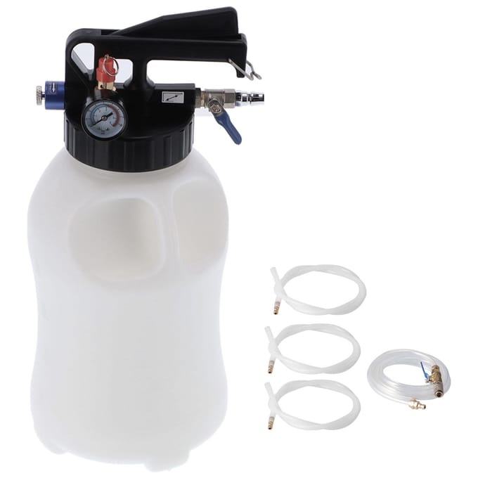 6L Pneumatic Automatic Transmission Oil Dispenser Filling Engine Oil Fluid Change Refill Tool Set black