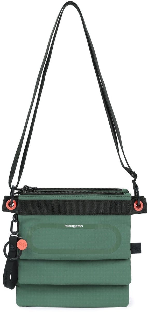 Hedgren schoudertas accessoiretas Uni Isa 3-Crossover Set + RFID Duck Green donkergroen