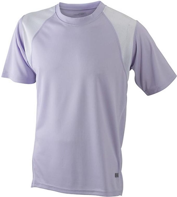 James and Nicholson Kinderen/Kinderen Junior Running Top (Lila/Wit)