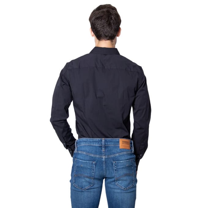 Tommy Jeans Tommy Hilfiger TJM Original Stretch-shirt heren TOMMY BLACK S