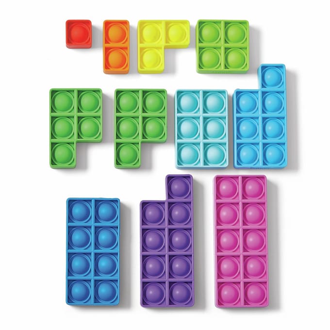Learning Resources educatief speelgoed Early Numeracy Bubble Poppers set. - 3+