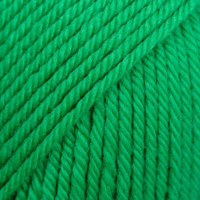 DROPS Daisy Uni Colour - 25 papegaai groen - Merino Garen