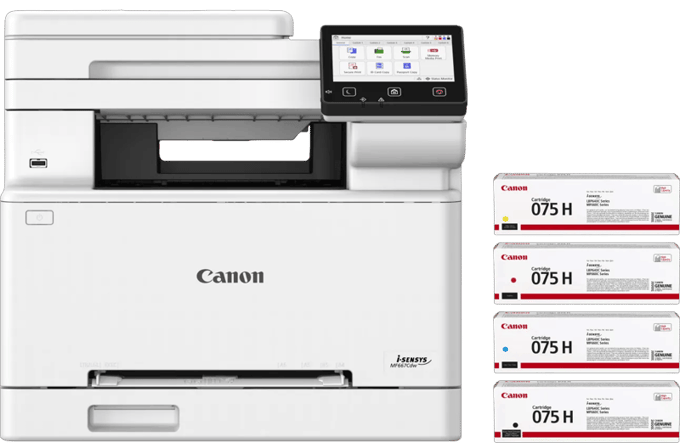 Canon i-SENSYS MF667 CDW + 1 set extra XL toners