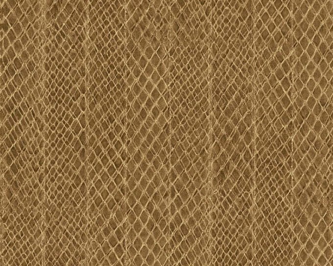 BRUIN SLANGENHUID BEHANG - AS Creation Saffiano