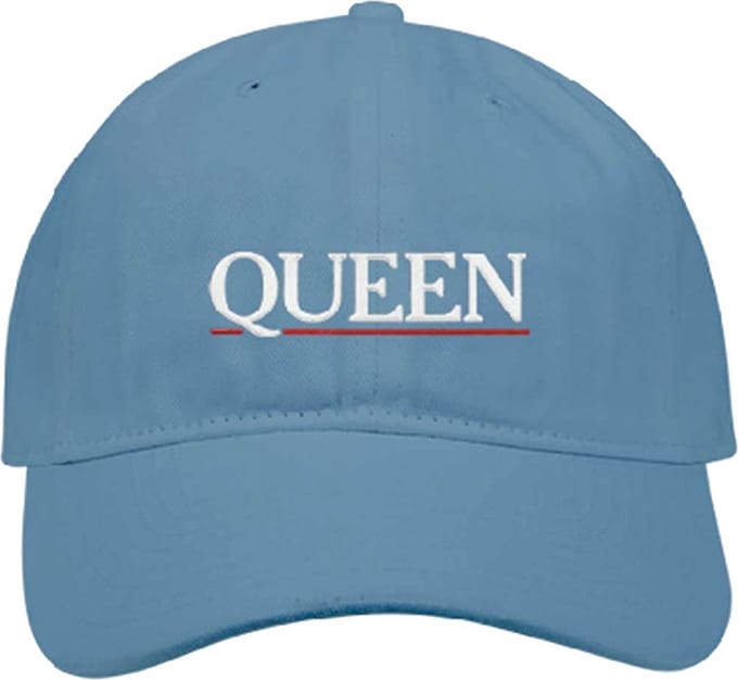 Queen - Underline Logo Baseball pet - Blauw
