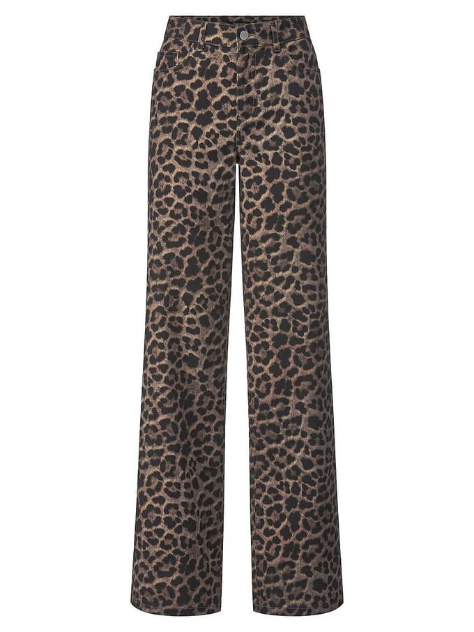 Wide Fit-jeans Van Peter Hahn beige