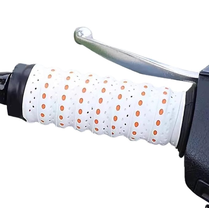 Stuur Tape - Fietsgrepen - Comfortabel Fietsen - Schokabsorberend - 10 cm - Wit