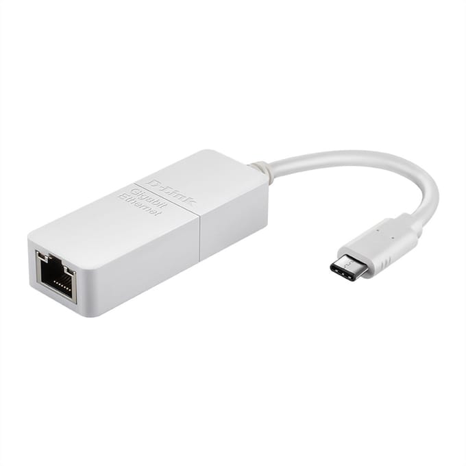 D-Link DUB-E130 USB-C Aan Gigabit Ethernet AV / multimedia paneel