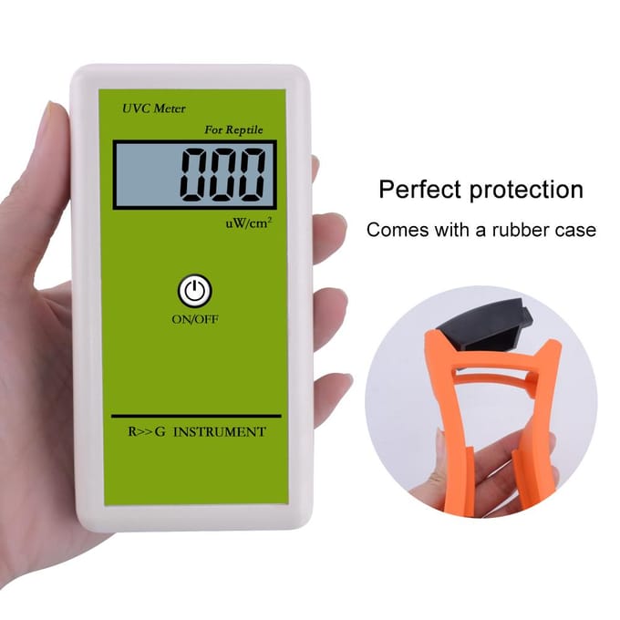 0-1999UWcm² UVB Meter Hoge Nauwkeurigheid UVB Tester Professionele Digitale LCD UVB Detector UVB Test oranje