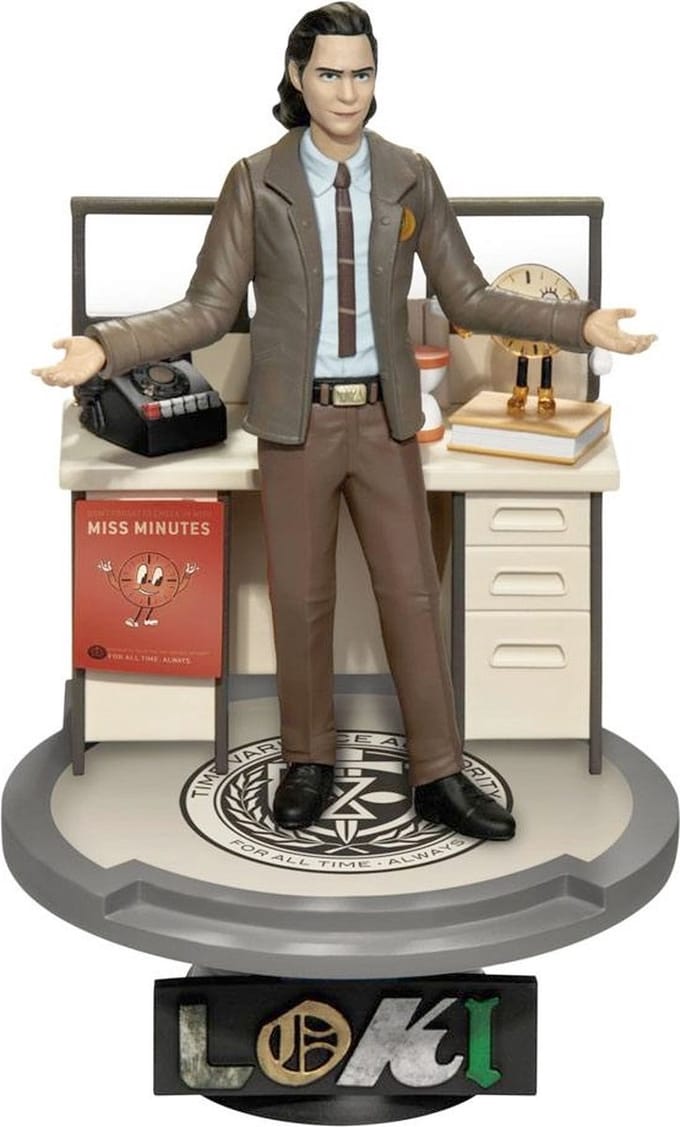 Beast Kingdom Toys Loki Beeld/figuur D-Stage PVC Diorama Loki Closed Box Version 16 cm Multicolours