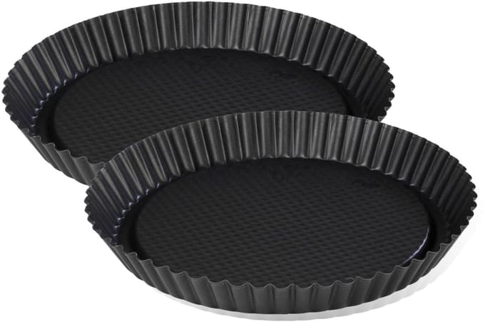 Set van 2 omgekeerde taartvormen 30 cm Zenker Black Metallic