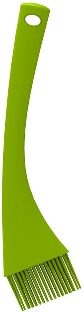 Silicone Zone Folia Bakborstel - RVS-Basis - Lime