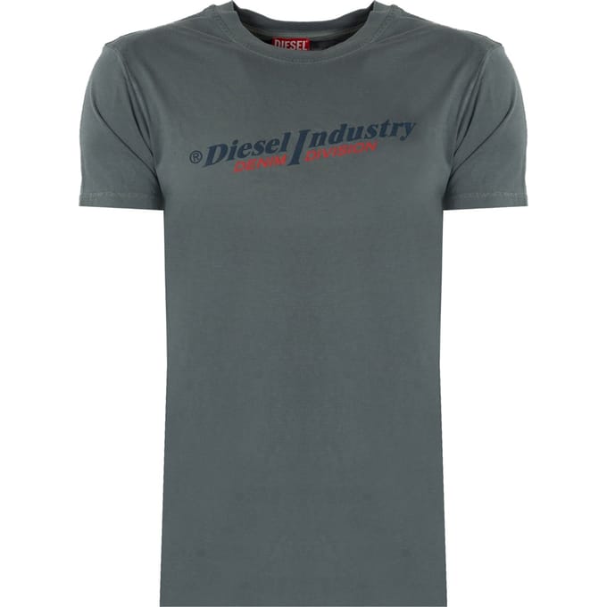 Diesel T-Shirt T-Diegor Mannen Grijs