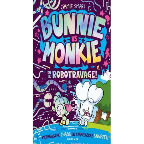 Bunnie Vs Monkie En De Robotravage - Bunnie Vs Monkie - Jamie Smart