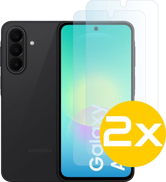Screenprotector Geschikt Voor Samsung Galaxy A27 - Glasplaat - Tempered Glass - 2 Stuks