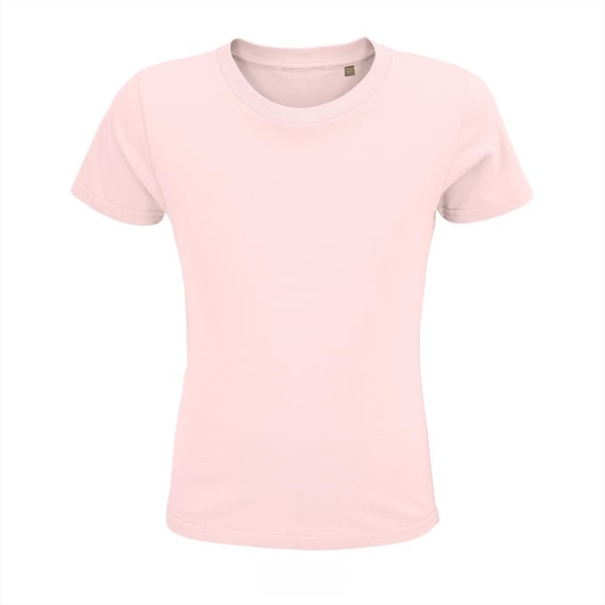 T-shirt kinderen - Pale Pink - 2 jaar