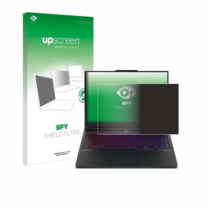 upscreen - privacyscherm voor Lenovo Legion Pro 7 Gen 10 16" - privacy filter screenfilter Blauwlichtfilter